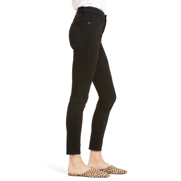 NWOT Madewell High Waist Skinny Jeans Black 25 - Picture 3 of 12